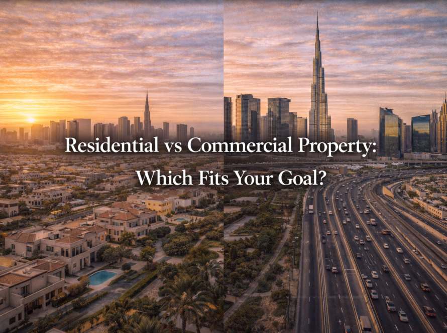 Residential vs Commercial Property Dubai